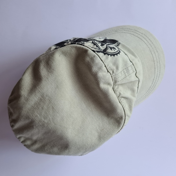Rusty VINTAGE Light Khaki Green Cap Hat OSFM - Picture 4 of 9